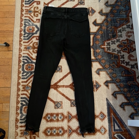 Abercrombie high rise super skinny ankle jeans-distressed - Picture 2 of 2